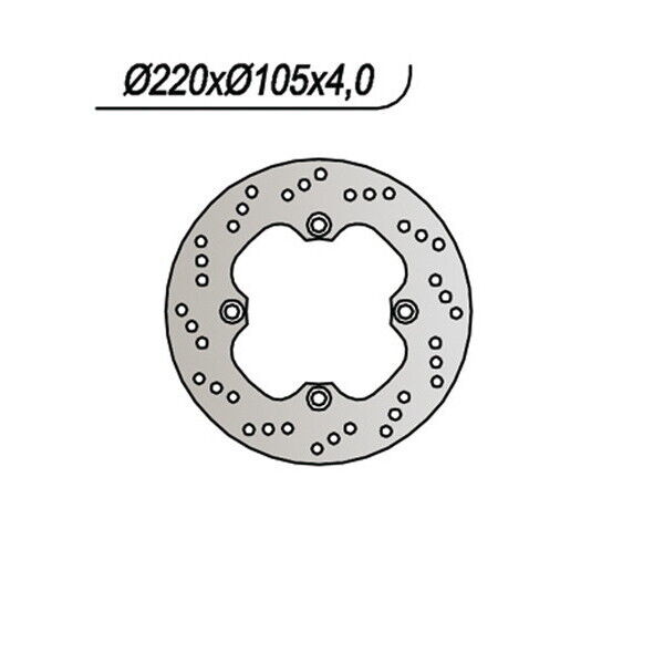 451 NG DISCO FRENO ANT per HONDA 150 SES Dylan 2002-2006