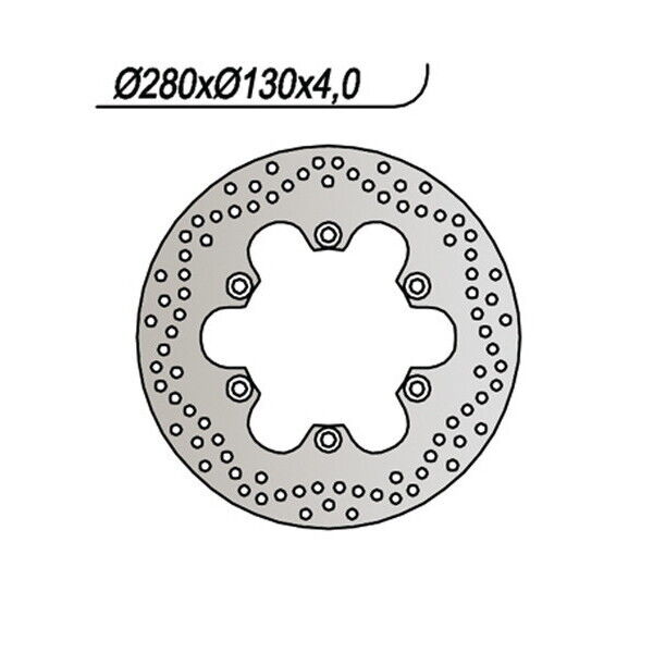 687 NG DISCO FRENO ANT DX o SX per KAWASAKI 1100 GPZ A Uni Trak 1983-1985