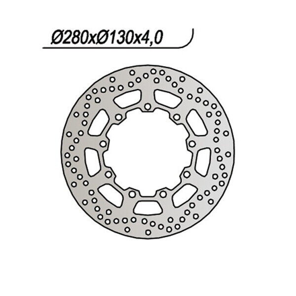 694 NG DISCO FRENO ANT per KAWASAKI 650 KLR 1990-1997