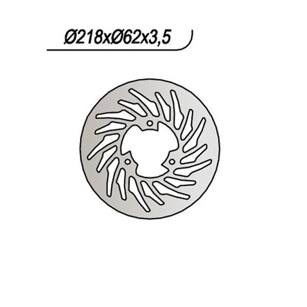836 NG DISCO FRENO POST OEM per YAMAHA 50 DT R 2007-2013
