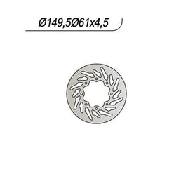 842 NG DISCO FRENO POST per POLARIS 500 Sportsman HO 2003-2006