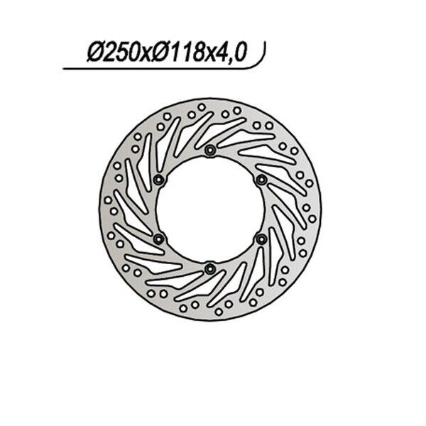 862 NG DISCO FRENO ANT per YAMAHA 450 YZ F 2014-2014