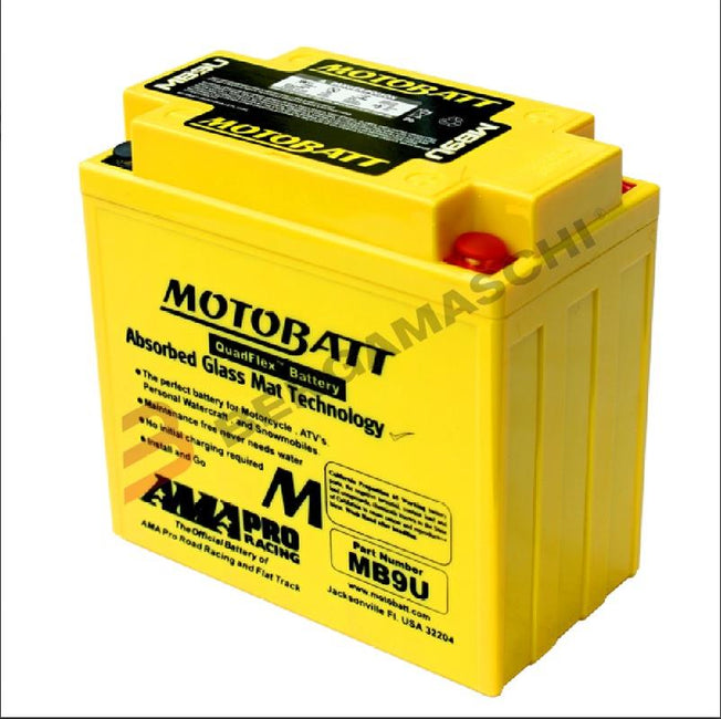 MotoBatt BATTERIA MB9U PRECARICATA 12V 11Ah per Gilera Runner 50 2007 - 2012