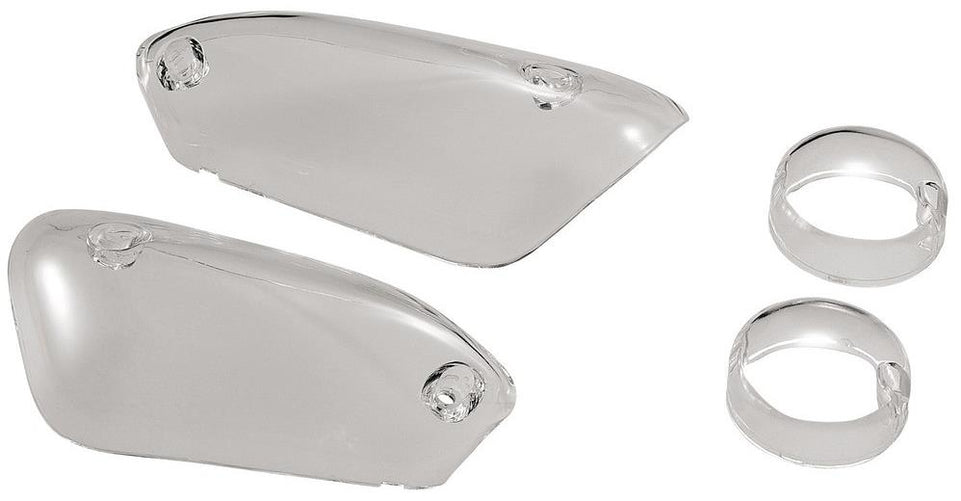 T4 Tune Vetri freccia ant/post trasparenti per Yamaha Aerox H2O 50 1997 - 1999