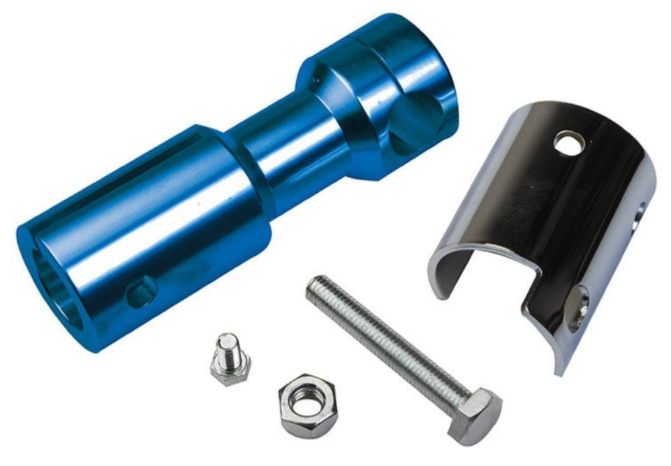 T4 Tune Supporto manubrio blu per Peugeot Trekker 50 R12 1998 - 2003