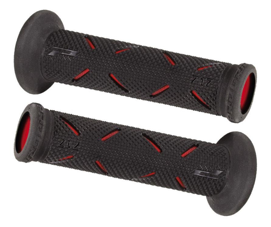 ProGrip Manopole Universali "717" nero/rosso 122mm