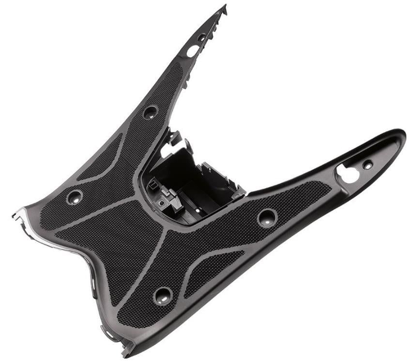 T4Tune Pedana poggiapiedi nera per MBK Ovetto 50 EU2 2008 - 2012