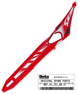 Beta Parafango posteriore rosso / bianco per Beta Evo 2T 2023