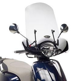 GIVI SCHERMO SCOOTER 6109A SOLO LASTRA PER KYMCO LIKE 50 125-150-200 49,5 x 65,5 cm (H x L) - LGMoto SRL