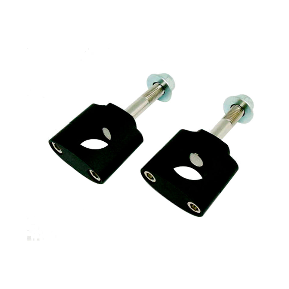 INNTECK Ricambio Moto ASBRK-08 - Attacco Manubrio Con Vite Anodizzato Nero Diam.28.6