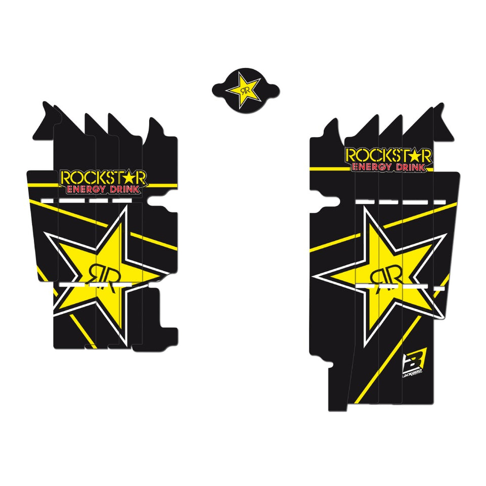 Adesivi griglia radiatore Kawasaki KX 250 F (17-20) Rockstar Energy