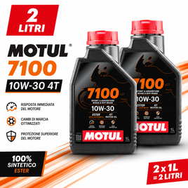 Motul Olio Motore 7100 10W30 - 2lt per Moto / Scooter - LGMoto SRL