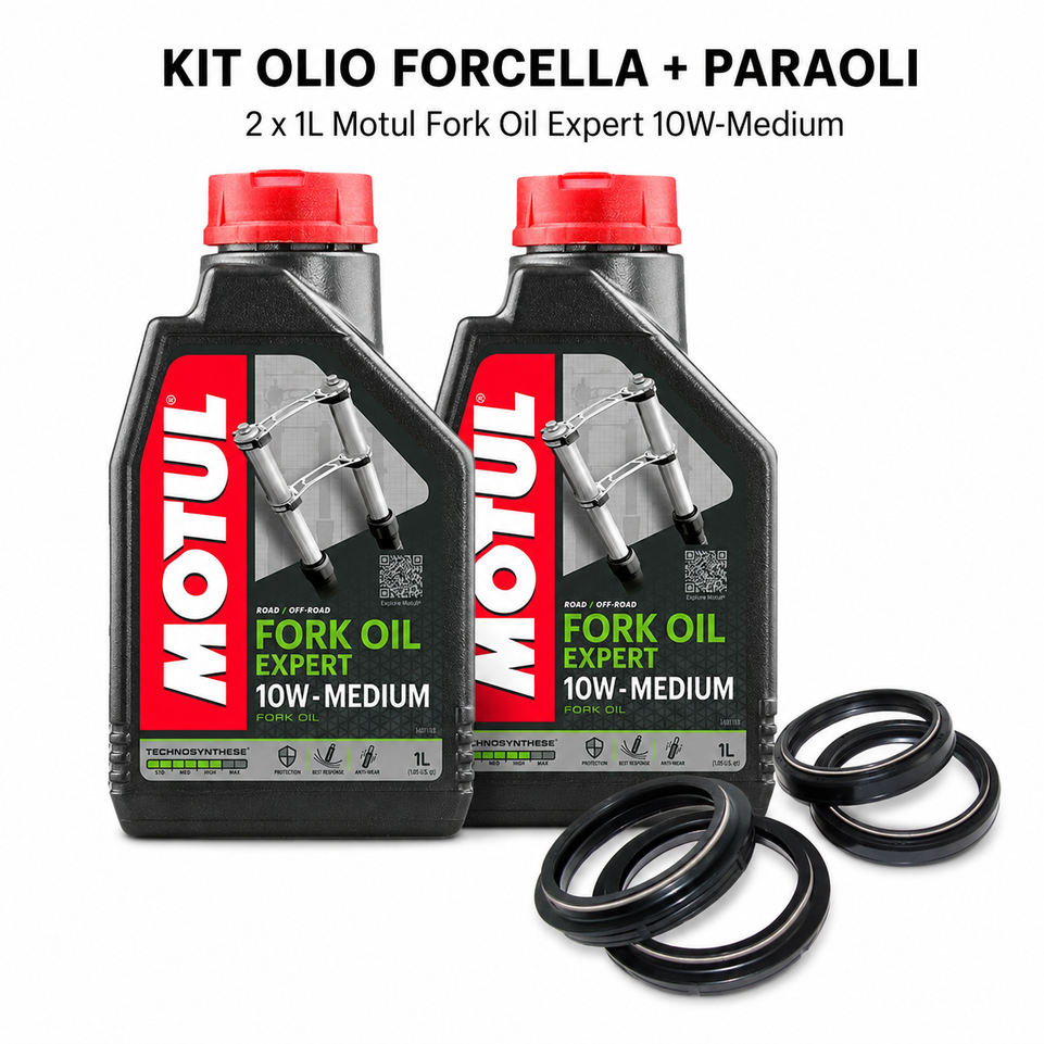 Kit Paraolio e Parapolvere + 2 lt Olio Forcella per DUCATI DesertX 937 2023 - 2025