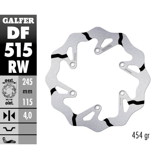 Disco freno Galfer Race posteriore