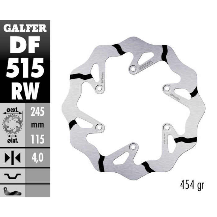 Disco freno Galfer Race posteriore