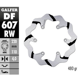 Disco freno Galfer Race posteriore