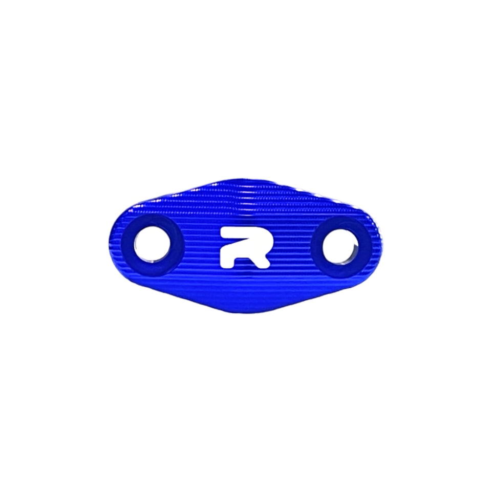 Staffa tubo freno blu
