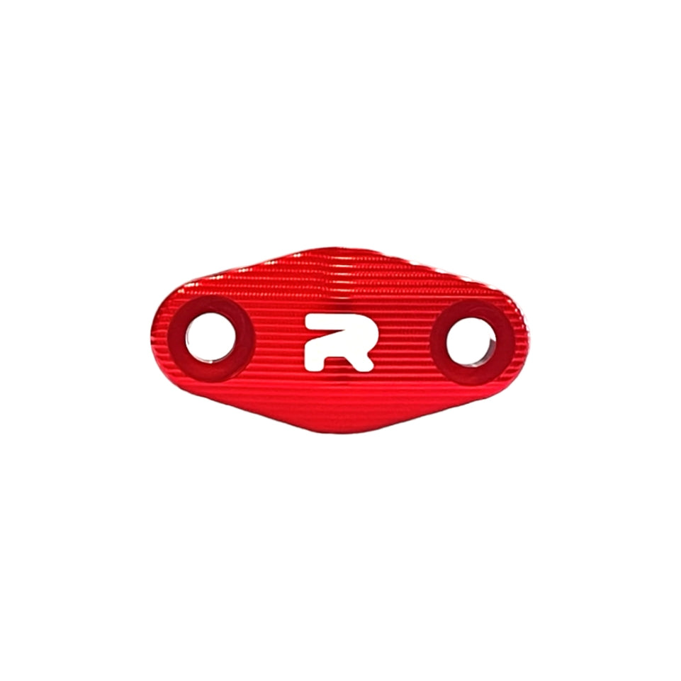 Staffa tubo freno rossa