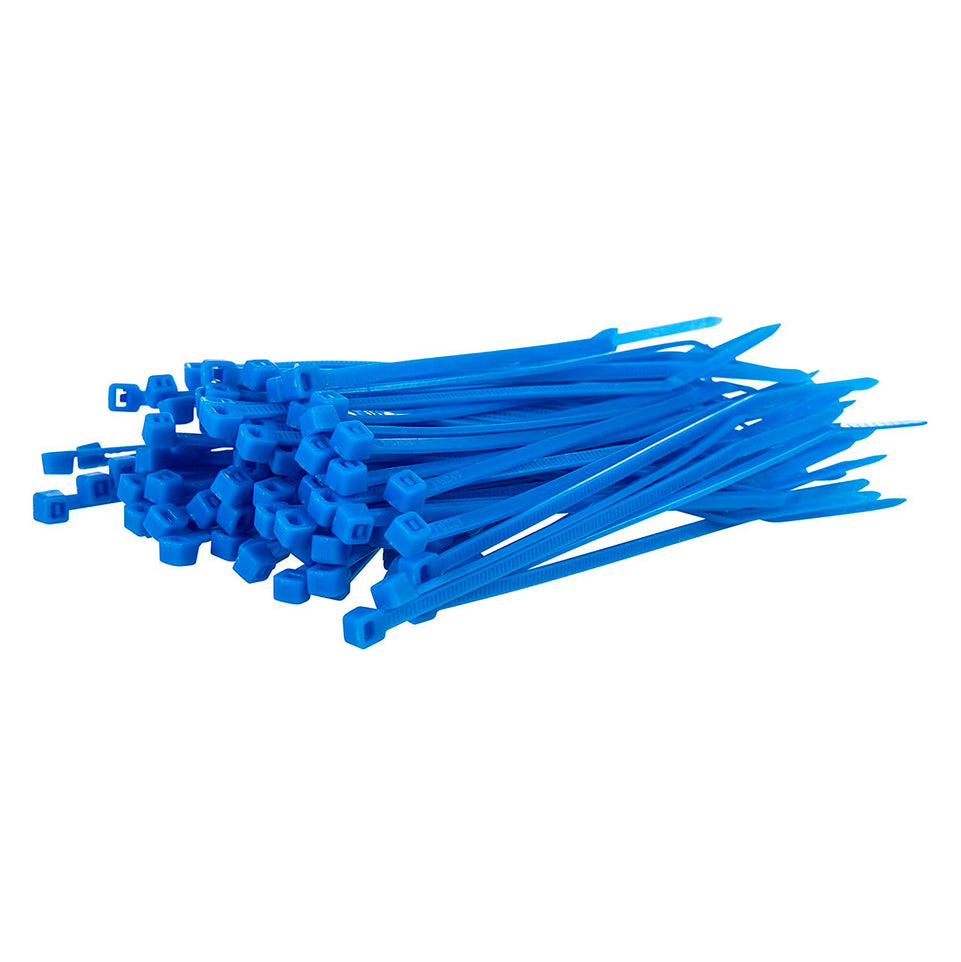 INNTECK Ricambio Moto FAS100BLU - Fascetta Plastica (Conf.100 Pz) 2.5 X 200 Blu