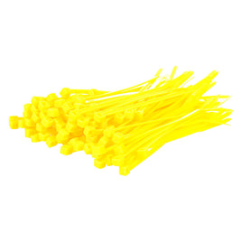 INNTECK Ricambio Moto FAS100GIALLO - Fascetta Plastica (Conf.100 Pz) 2.5 X 200 Giallo