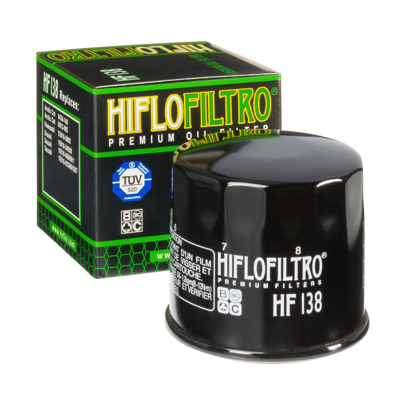 Filtro olio Hiflo HF138 per moto e scooter
