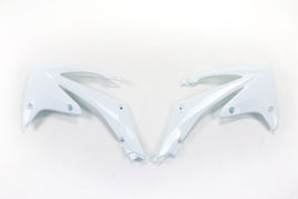 Convogliatori radiatore Honda CRF 450 R (09-12) bianchi