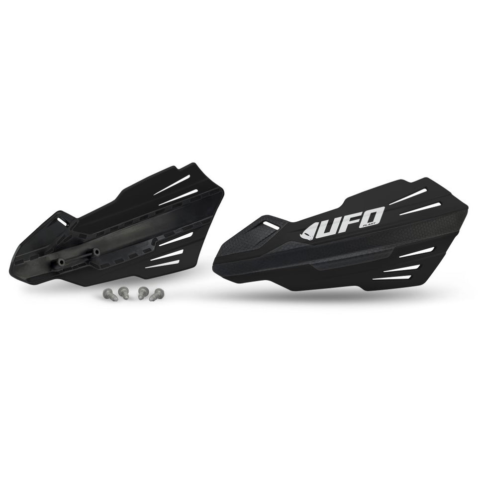 Coppia paramani UFO FERITOIE per attacchi OEM Husqvarna/KTM neri
