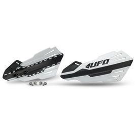 Coppia paramani UFO FERITOIE per attacchi OEM Husqvarna/KTM bianchi