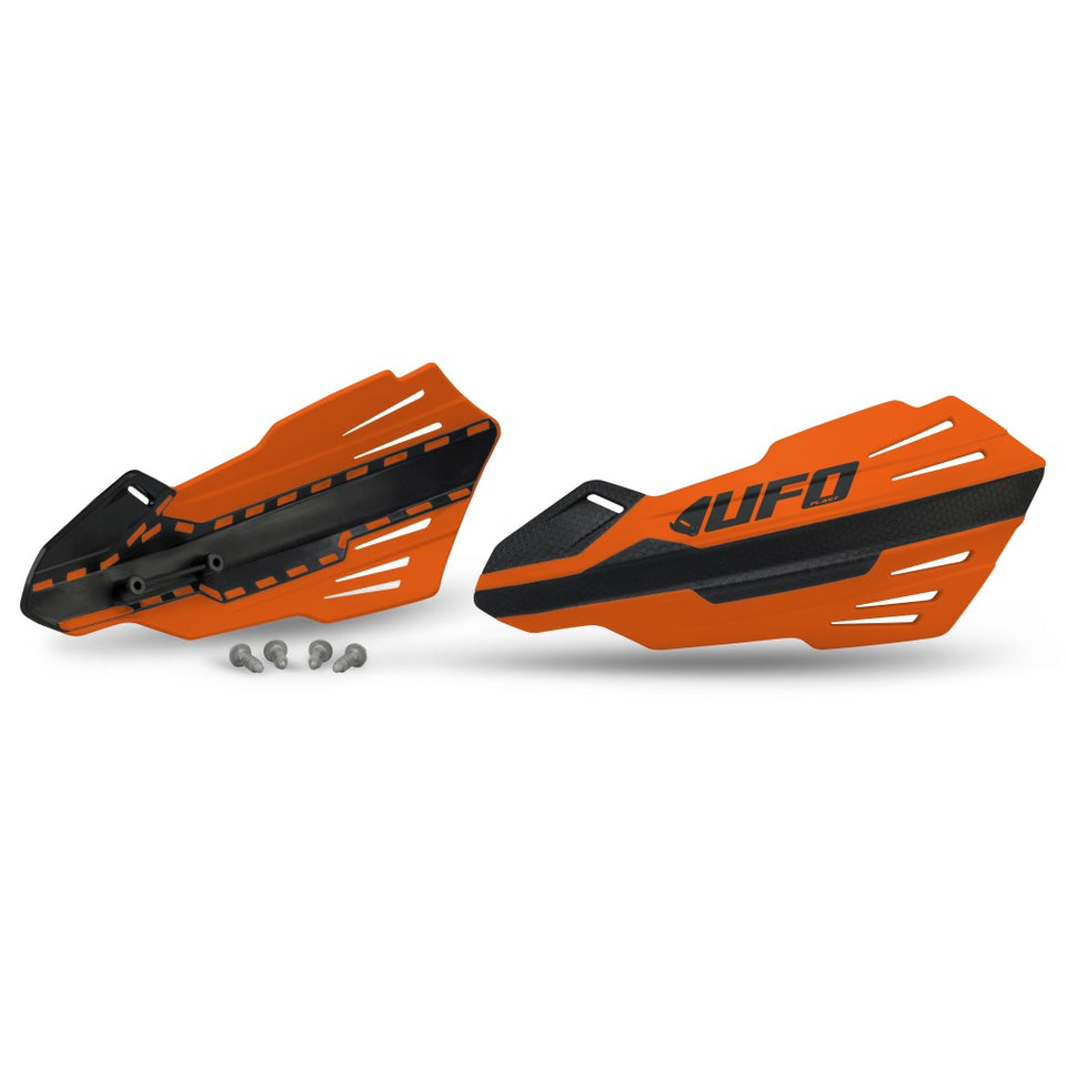 Coppia paramani UFO FERITOIE per attacchi OEM Husqvarna/KTM arancioni
