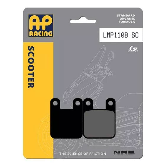 Pastiglie Freno Organiche Anteriori e Posteriori AP Racing LMP1108SC