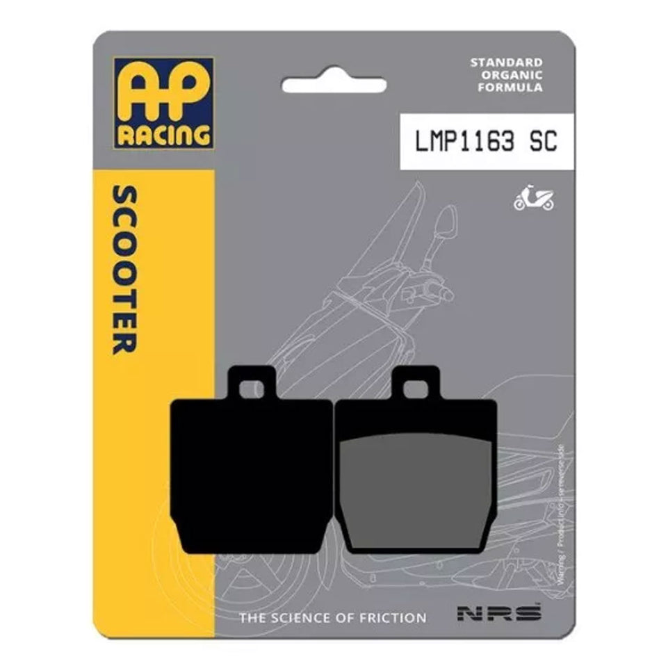 Pastiglie Freno Organiche Anteriori e Posteriori AP Racing LMP1163SC