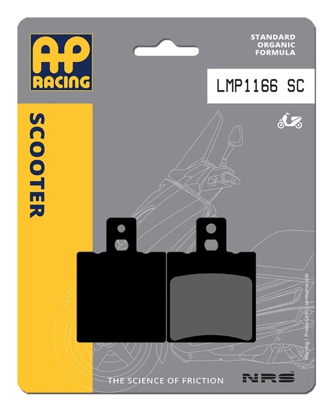 Pastiglie Freno Organiche Anteriori e Posteriori AP Racing LMP1166SC