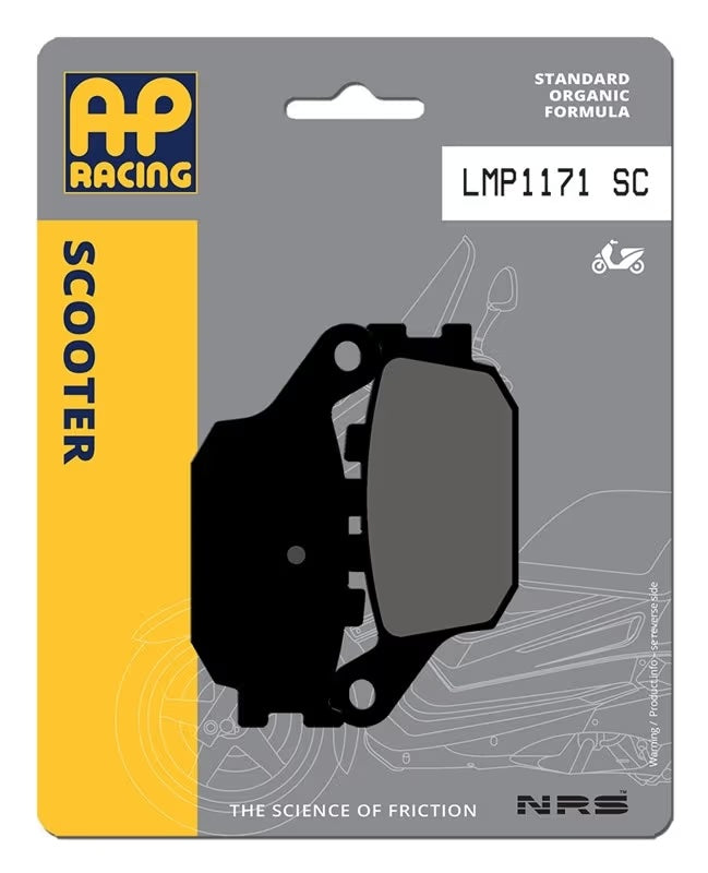 Pastiglie Freno Organiche Anteriori e Posteriori AP Racing LMP1171SC