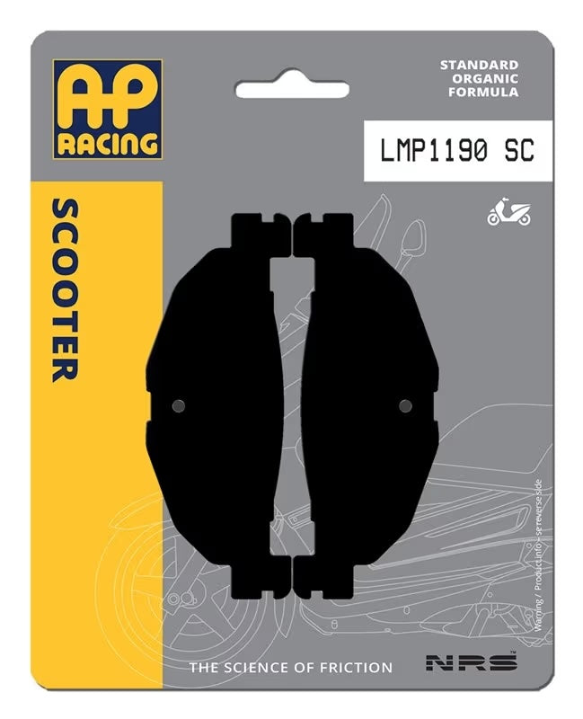 Pastiglie Freno Organiche Anteriori e Posteriori AP Racing LMP1190SC