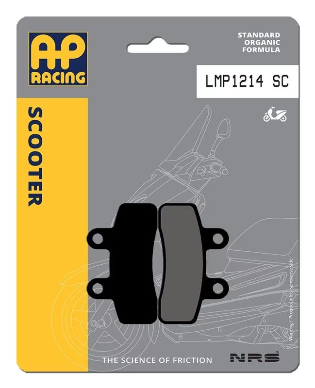 Pastiglie Freno Organiche Anteriori e Posteriori AP Racing LMP1214SC