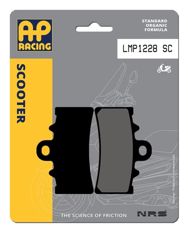 Pastiglie Freno Organiche Anteriori e Posteriori AP Racing LMP1228SC