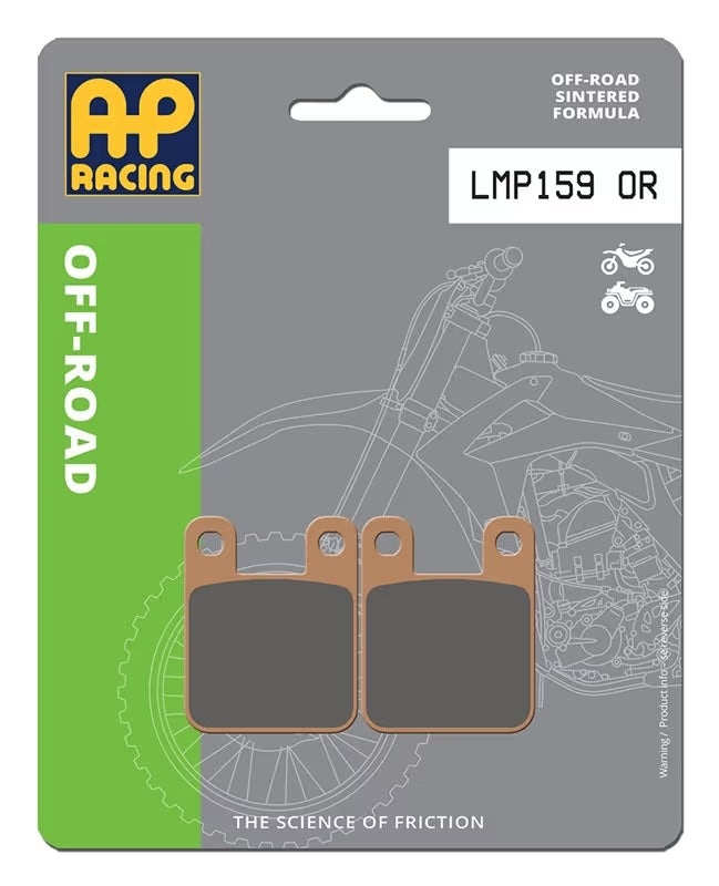 Pastiglie Freno Sinterizzate Anteriori e Posteriori AP Racing LMP159OR