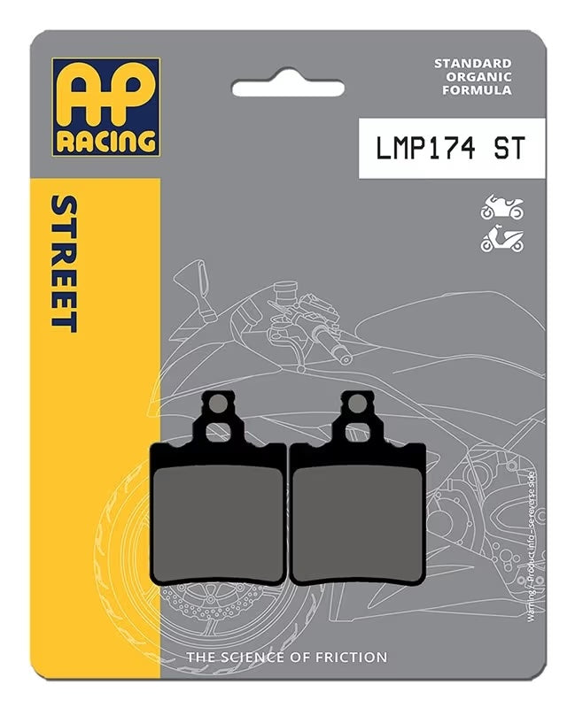 Pastiglie Freno Organiche Posteriori AP Racing LMP174