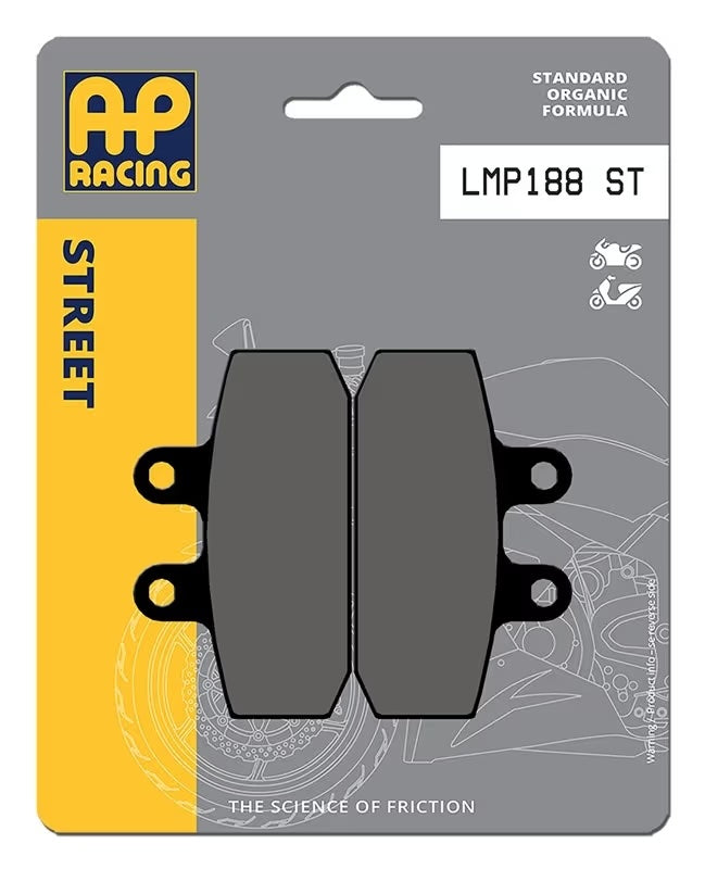 Pastiglie Freno Organiche Posteriori AP Racing LMP188