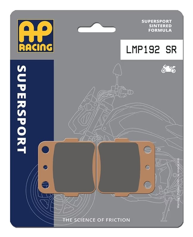 Pastiglie Freno Sinterizzate Anteriori e Posteriori AP Racing LMP192SR