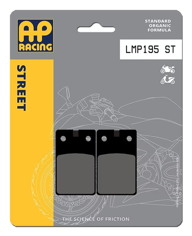 Pastiglie Freno Organiche Anteriori AP Racing LMP195