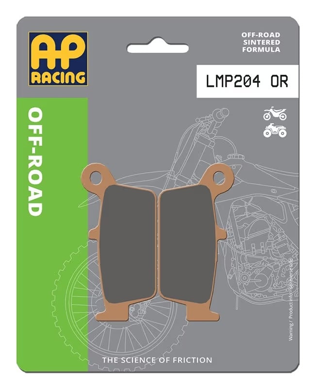 Pastiglie Freno Sinterizzate Anteriori e Posteriori AP Racing LMP204OR