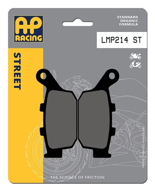 Pastiglie Freno Organiche Posteriori AP Racing LMP214