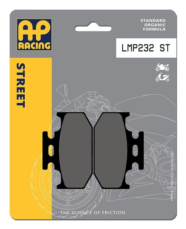 Pastiglie Freno Organiche Posteriori AP Racing LMP232