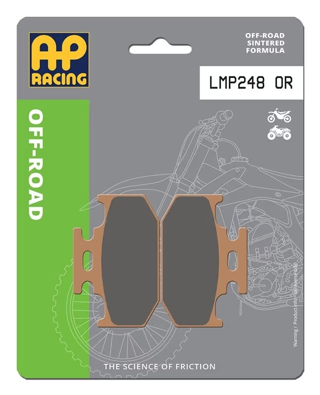 Pastiglie Freno Sinterizzate Anteriori e Posteriori AP Racing LMP248OR