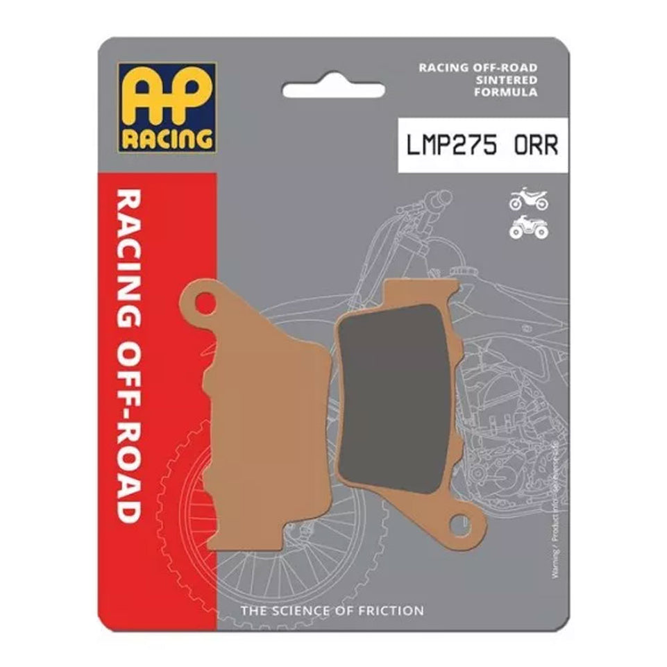 Pastiglie Freno Sinterizzate Racing Anteriori e Posteriori AP Racing LMP275ORR