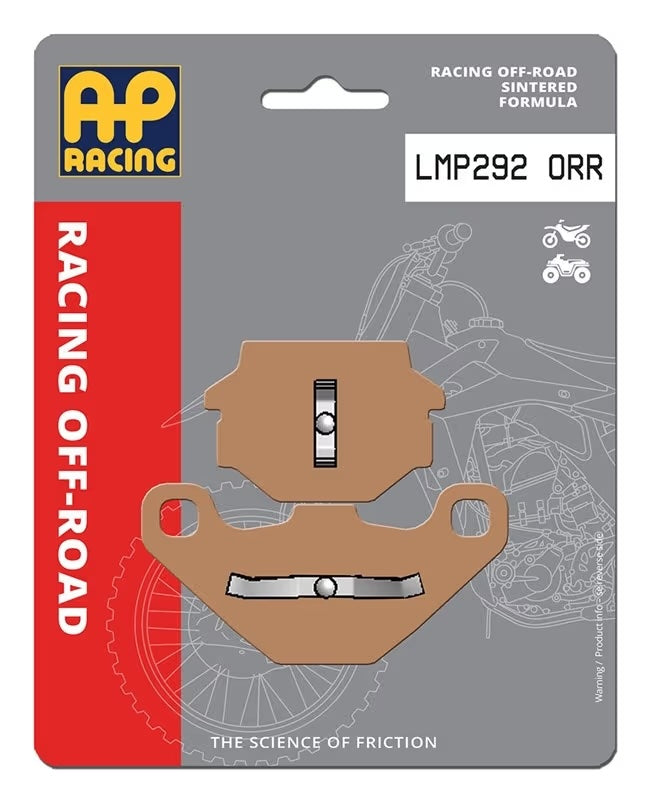 Pastiglie Freno Sinterizzate Racing Anteriori e Posteriori AP Racing LMP292ORR