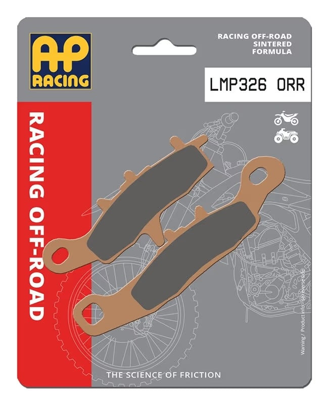 Pastiglie Freno Sinterizzate Racing Anteriori e Posteriori AP Racing LMP326ORR