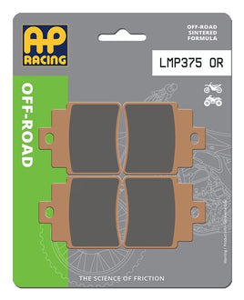 Pastiglie Freno Sinterizzate Anteriori e Posteriori AP Racing LMP375OR
