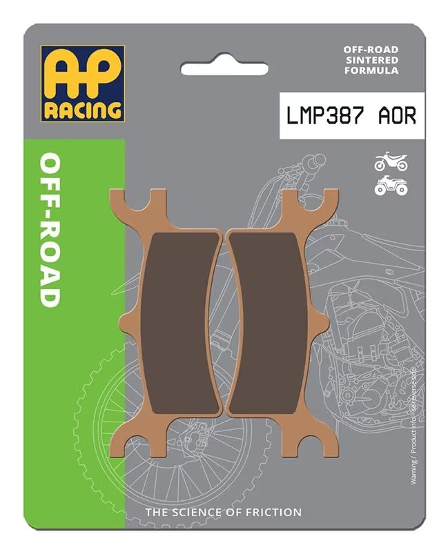 Pastiglie Freno Sinterizzate Anteriori e Posteriori AP Racing LMP387AOR